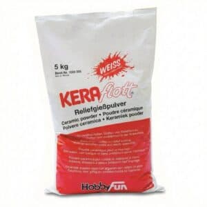 KERAflott - keramická, vysoce pevná bílá odlévací hmota 5 kg